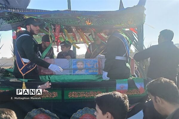 مراسم تشییع پیکر شهید «آقاعبداللهی» در شهر کهک قم