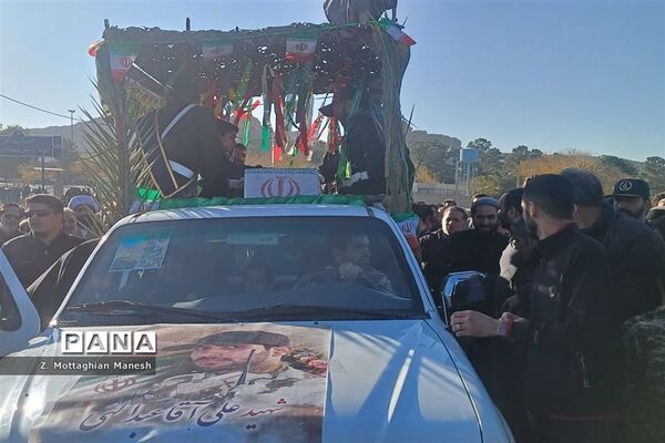 مراسم تشییع پیکر شهید «آقاعبداللهی» در شهر کهک قم