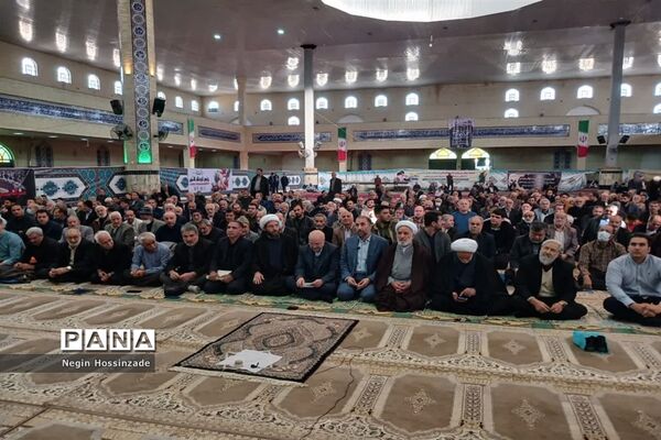 مراسم نماز جمعه اسلامشهر با حضور رئیس مجلس شورای اسلامی