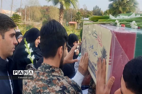 ورود دو شهید گمنام به محمود‌آباد