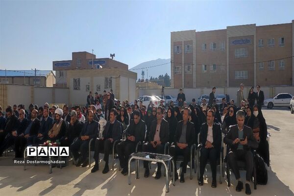 آیین افتتاحیه آموزشگاه ۹ کلاسه مهر عظام ۲ شهرستان شیروان