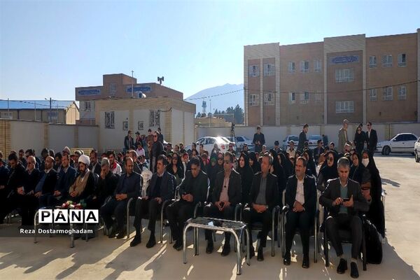 آیین افتتاحیه آموزشگاه ۹ کلاسه مهر عظام ۲ شهرستان شیروان