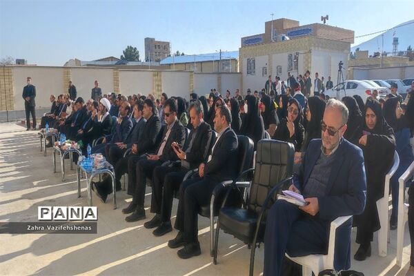 آیین افتتاحیه آموزشگاه ۹ کلاسه مهر عظام ۲ شهرستان شیروان