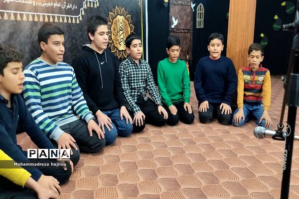 مراسم عزاداری هیات دانش‌آموزی «یاوران مهدی (عج)» شهرستان ساوه