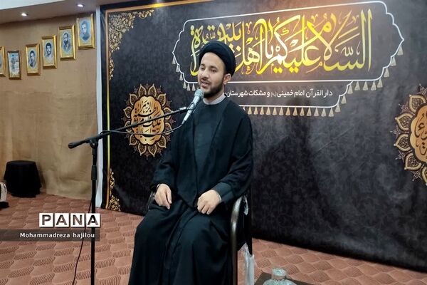 مراسم عزاداری هیات دانش‌آموزی «یاوران مهدی (عج)» شهرستان ساوه