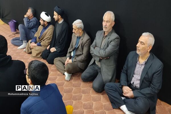 مراسم عزاداری هیات دانش‌آموزی «یاوران مهدی (عج)» شهرستان ساوه