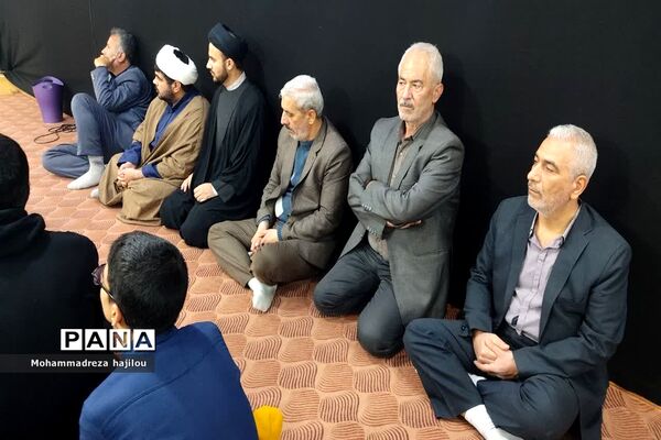 مراسم عزاداری هیات دانش‌آموزی «یاوران مهدی (عج)» شهرستان ساوه