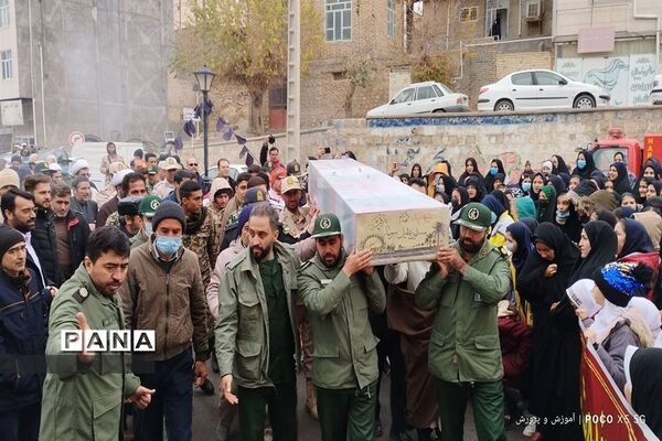 تشییع شهید گمنام در کلات