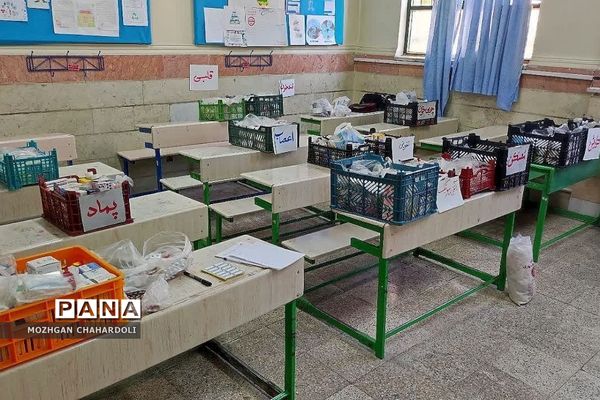 اردوی جهادی ویزیت رایگان در دبیرستان الهام شریعت کهریزک