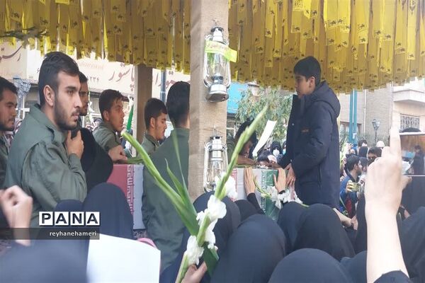مراسم تشیع پیکر شهید والامقام علی آقاعبدالهی