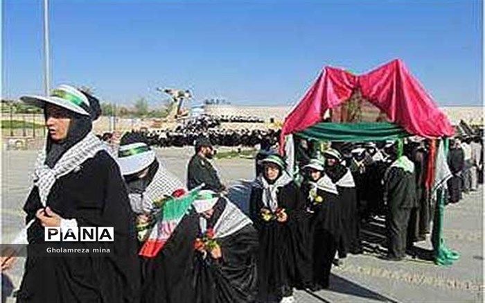 اعزام معلمان و مدیران مدارس شهرستان شیروان به مناطق عملیاتی جنوب