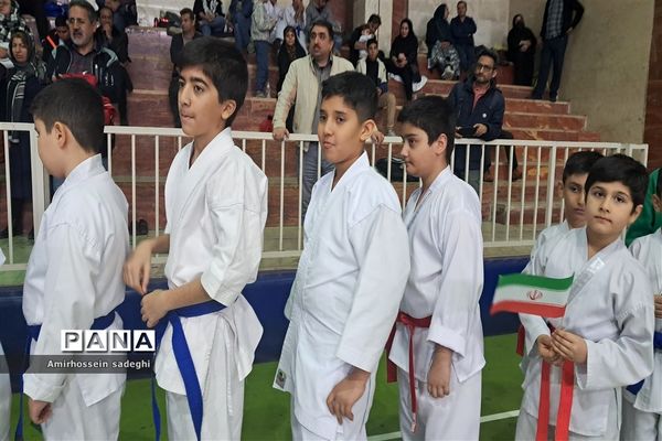 مسابقات کاراته در باشگاه ورزشی ایثار اندیشه