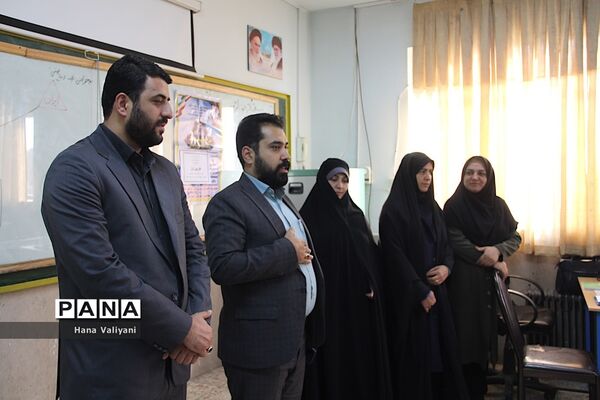 بازدید مدیرآموزش و پرورش ناحیه یک شهرری از روند برگزاری طرح شهید همت