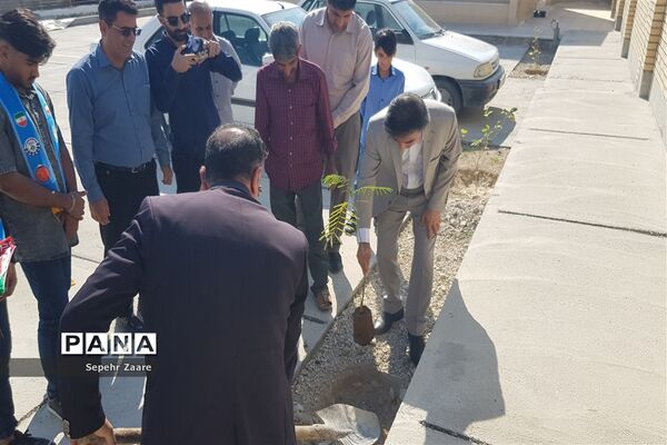 کاشت نهال به یاد شهدای مظلوم غزه