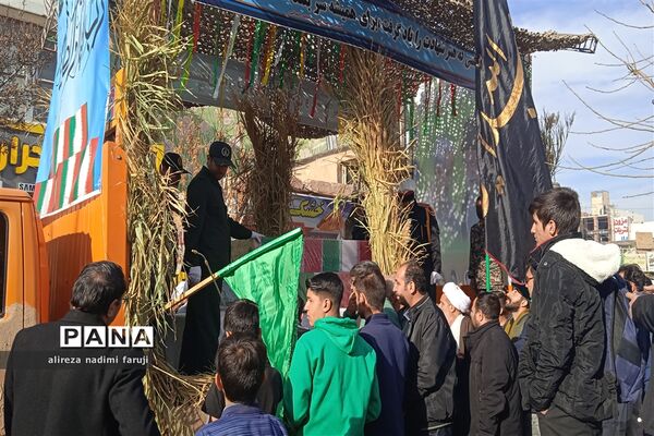 تشییع شهدای گمنام در فاروج