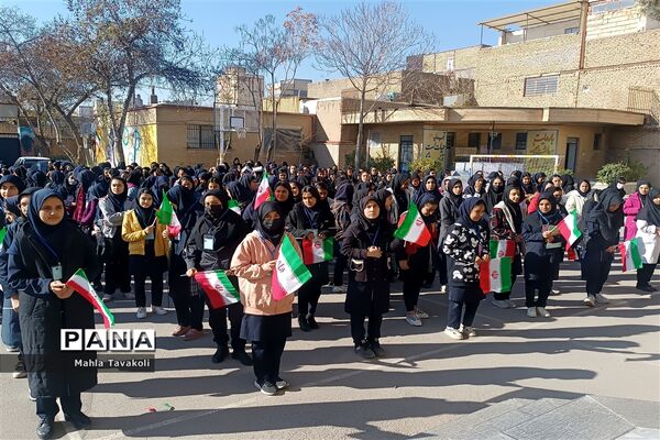 برگزاری مراسم  دهه فاطمیه در هنرستان بدیع ناحیه یک