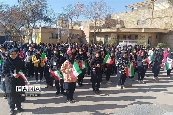 برگزاری مراسم  دهه فاطمیه در هنرستان بدیع ناحیه یک