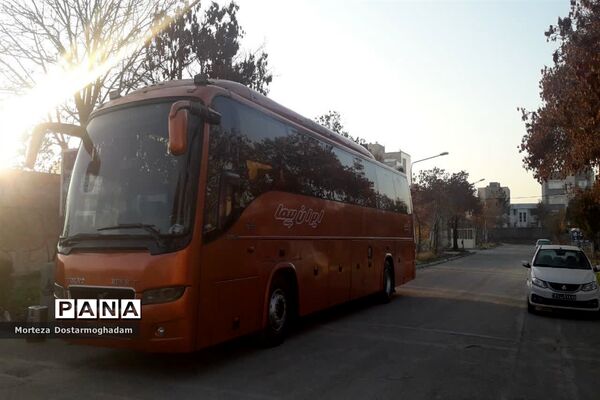 مراسم بدرقه و اعزام فرهنگیان خانم کاروان راهیان نور شهرستان شیروان