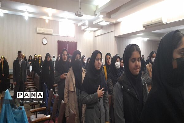 مراسم قرآن ، عترت و نماز در دبیرستان آرمیتا مصلی نژاد ناحیه ۷ مشهد