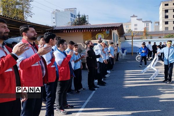 مراسم استقبال از شهید گمنام در عباس آباد