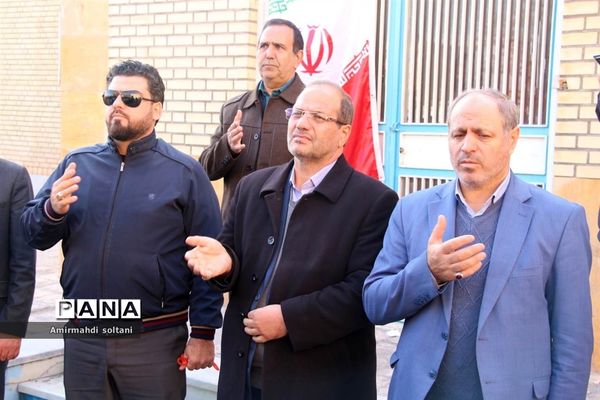 تشیع مهمان فاطمی در مدرسه شاهد تبریز