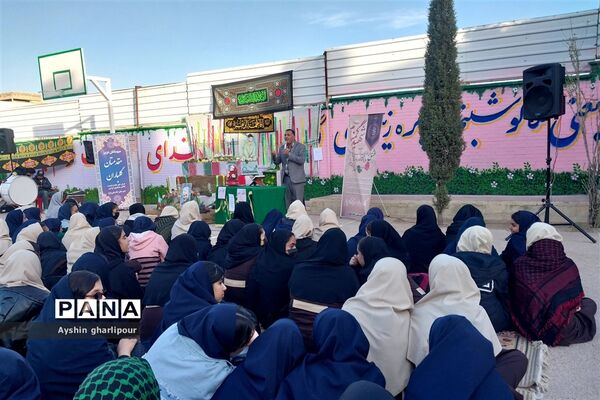 مراسم استقبال شهید گمنام در ناحیه یک شیراز