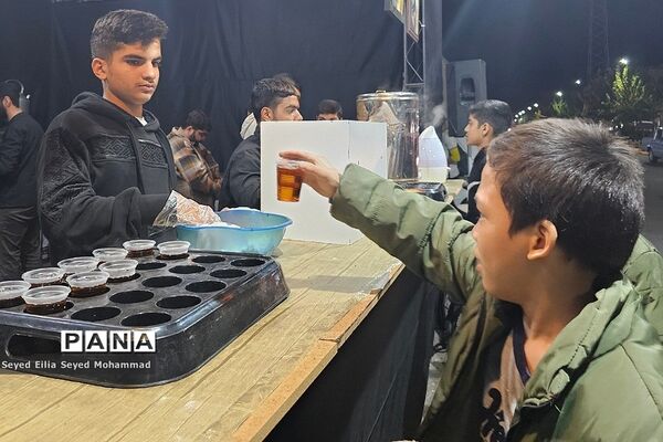 برپایی موکب دانش‌آموزی دبیرستان دکترمینو نیک‌نیان ناحیه یک شهرری