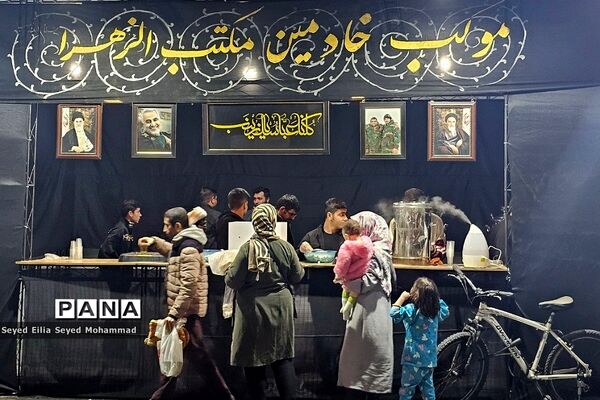 برپایی موکب دانش‌آموزی دبیرستان دکترمینو نیک‌نیان ناحیه یک شهرری