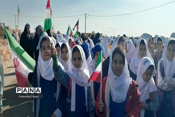 تشییع پیکر شهید گمنام  در شهرستان بام و صفی آباد