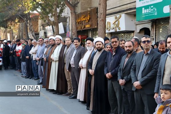 تشیعع پیکر سه شهید گمنام