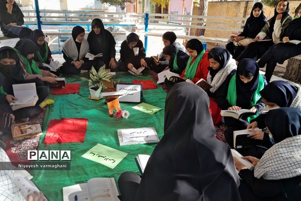 محفل انس با قرآن در دبیرستان آزاده و تربیت رودهن