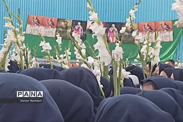 وداع با شهید گمنام در دبیرستان امام حسن عسکری2 ناحیه 3 شیراز