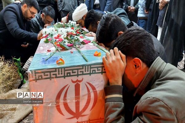 مراسم استقبال از شهید گمنام در شهرستان مروست