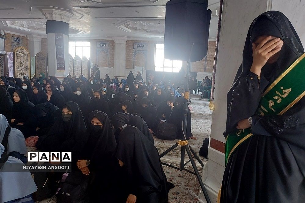 برپایی هیأت دانش‌آموزی به‌مناسبت شهادت حضرت فاطمه زهرا(س) در باقرشهر