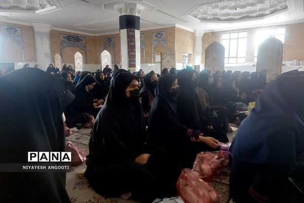 برپایی هیأت دانش‌آموزی به‌مناسبت شهادت حضرت فاطمه زهرا(س) در باقرشهر
