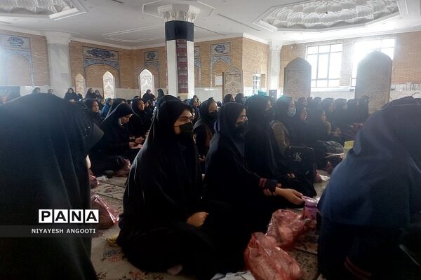 برپایی هیأت دانش‌آموزی به‌مناسبت شهادت حضرت فاطمه زهرا(س) در باقرشهر