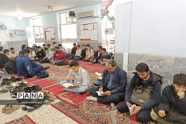 زیارت عاشورا به‌مناسبت سالروز شهادت حضرت زهرا (س) در اندیمشک
