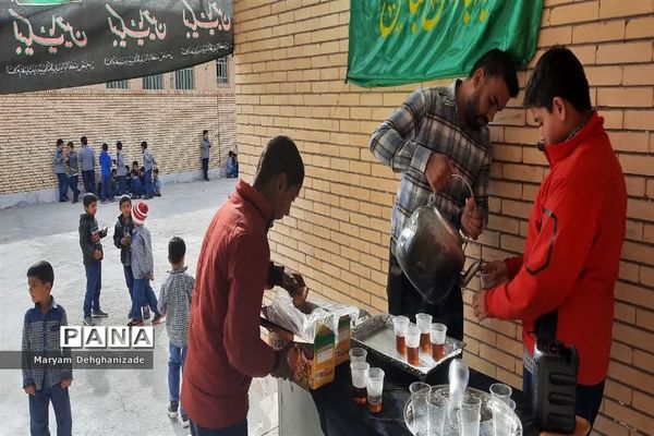 برپایی موکب به‌مناسبت شهادت حضرت فاطمه زهرا (س) در مهریز