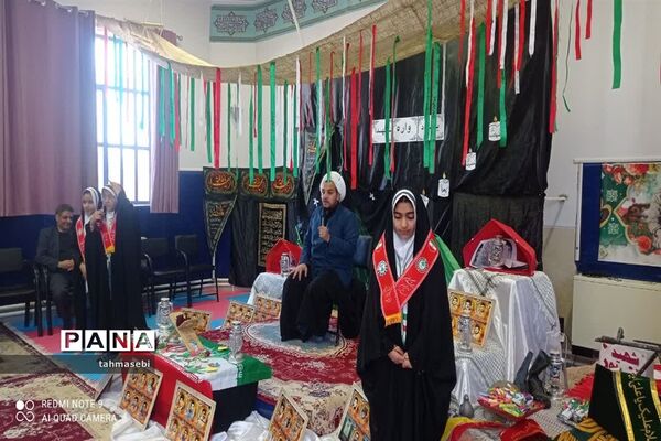 برگزاری یادواره شهدا در آموزشگاه دخترانه شهید تقی پور شهرستان ورزنه