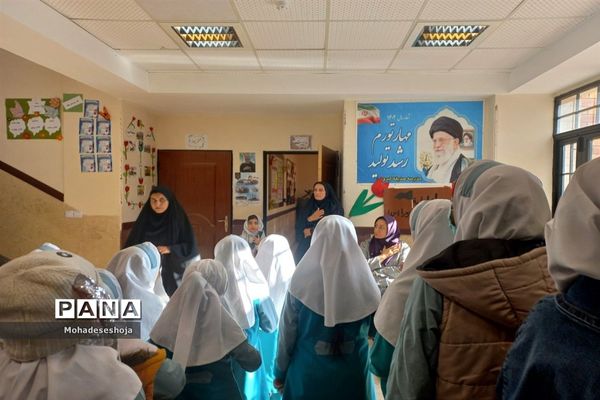 برپایی موکب فاطمی در آموزشگاه صدیقه‌کبری شهرستان فیروزکوه