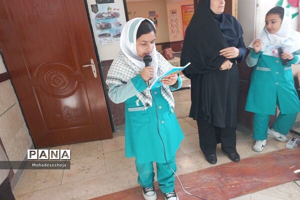 برپایی موکب فاطمی در آموزشگاه صدیقه‌کبری شهرستان فیروزکوه