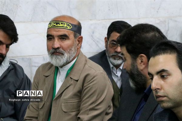 تشییع پیکر شهید گمنام در ناحیه 7 مشهد