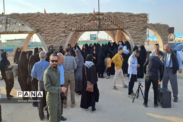 بازدید کاروان فرهنگیان راهیان نور شهرستان شیروان از مناطق جنگی جنوب