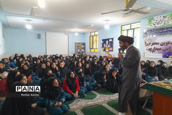 مراسم سوگواری دهه دوم فاطمیه در مدارس کوهمره نودان