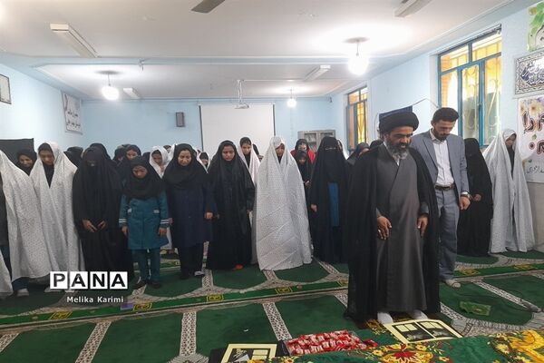مراسم سوگواری دهه دوم فاطمیه در مدارس کوهمره نودان