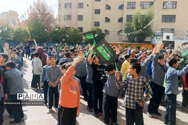 عزاداری شهادت حضرت فاطمه (س) در مدرسه امام هادی ناحیه ۱ شیراز