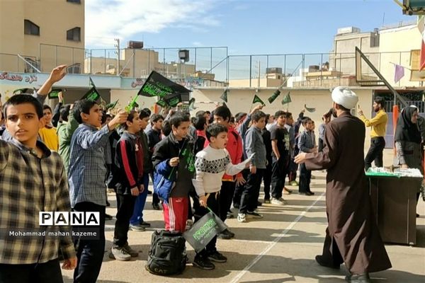 عزاداری شهادت حضرت فاطمه (س) در مدرسه امام هادی ناحیه ۱ شیراز