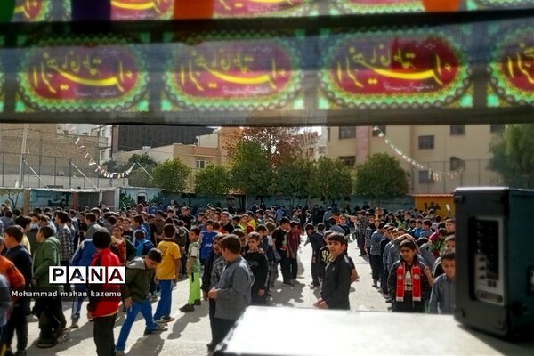 عزاداری شهادت حضرت فاطمه (س) در مدرسه امام هادی ناحیه ۱ شیراز