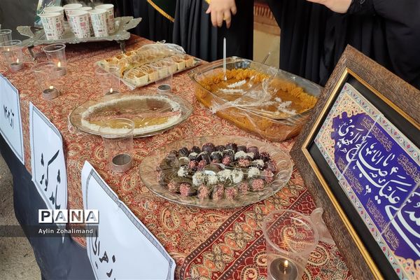 آیین سوگواری حضرت فاطمه زهرا(س) در مدرسه شاهد کوثر شهرستان رباط کریم