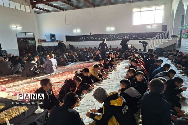 مراسم وداع با شهید گمنام و عزاداری ایام فاطمیه در خلیل‌آباد